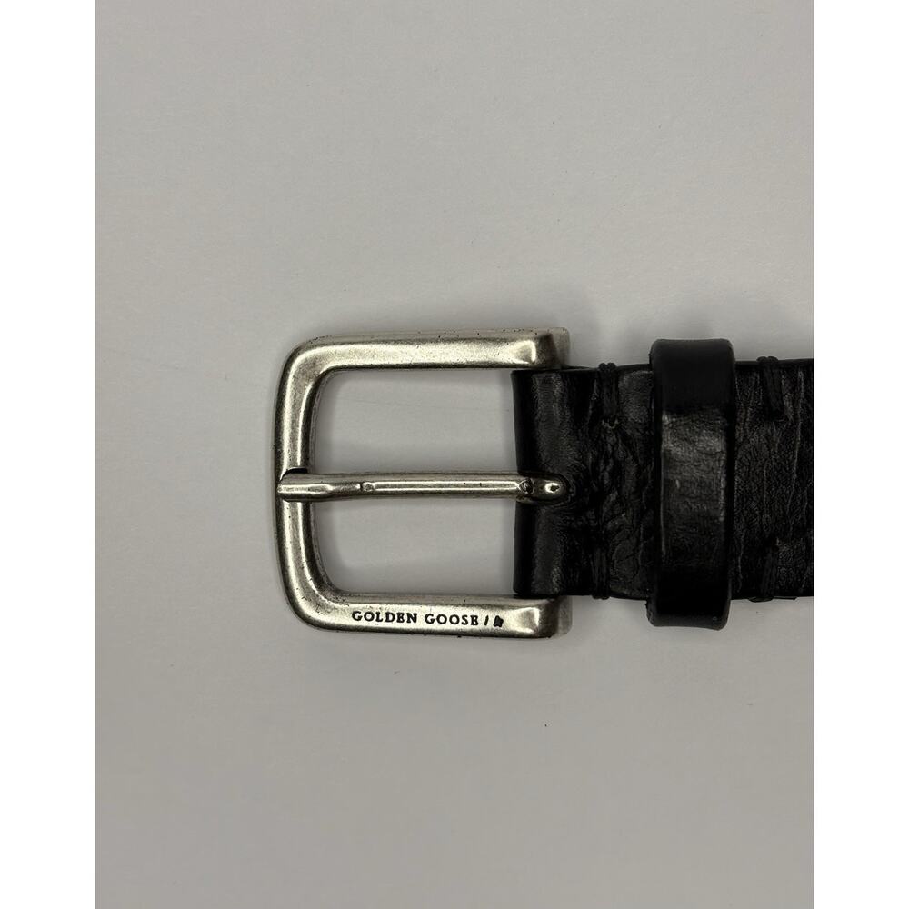 Golden Goose Trinidad Studded Leather Belt Sz 95 - Picture 2 of 6